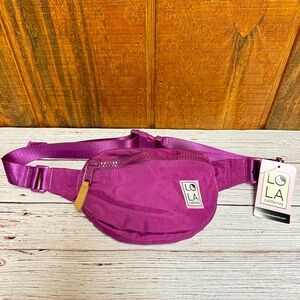 LOLA California Mondo Moonbeam Bum Bag - Grape